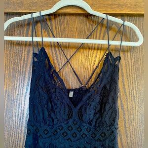 Free People black maxi dress